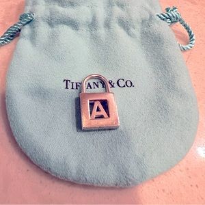 ✨ Tiffany and co. Charm lock Letter A ✨